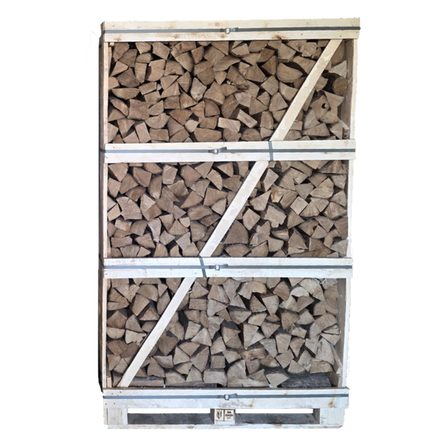 Grote pallet ovengedroogd haagbeuk haardhout